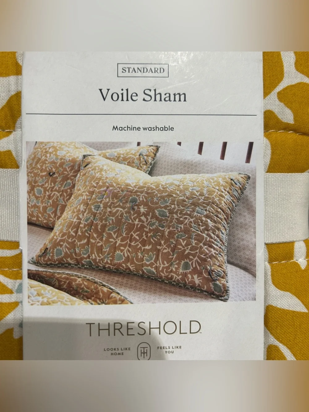 Threshold floral voile